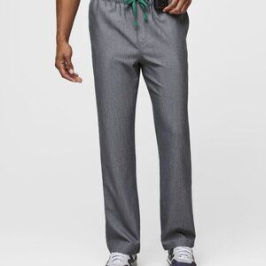 Figs Men's Gray Pisco Technical Heather Straight Leg Casual Scrub Pants Size XS
